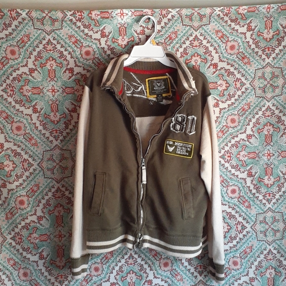 Distressed Hawks Jacket, Size M - Picture 7 of 8